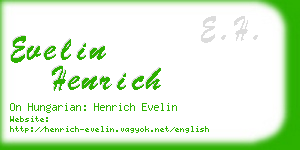 evelin henrich business card